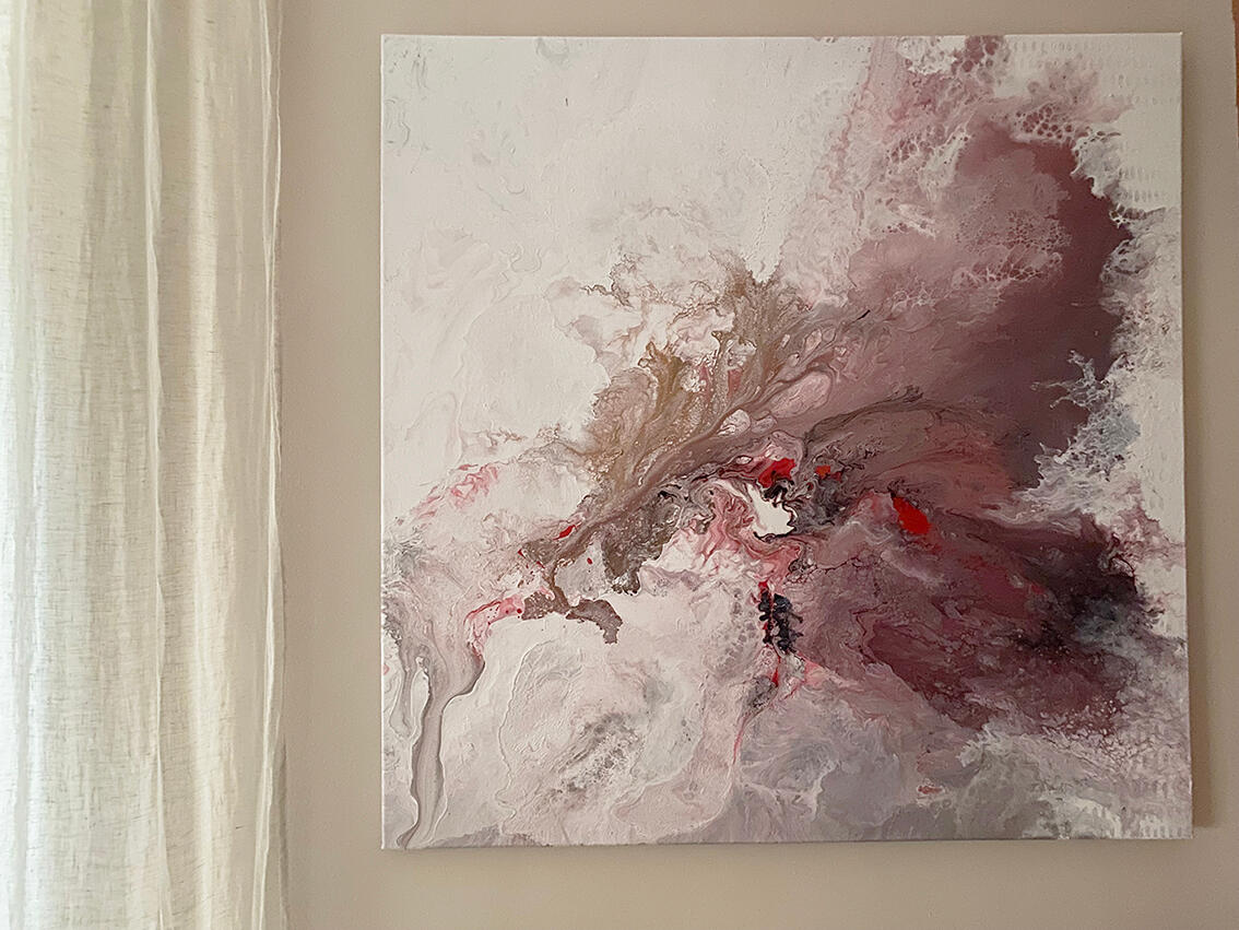 2019, 1.00 m * 1.00 m, acrylis on canvas